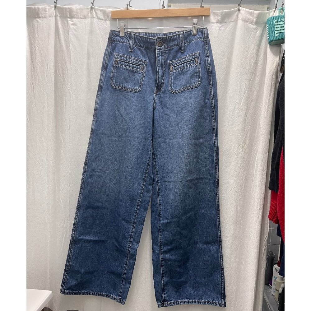 Old Navy Drapey Denim – High Rise Baggy Wide Leg